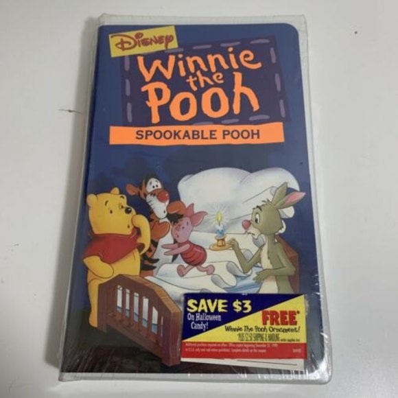 Winnie The Pooh Spookable Pooh Vhs 2002 Media | Disney Vhs Winnie The Pooh Spookable Pooh Clamshells Brand New